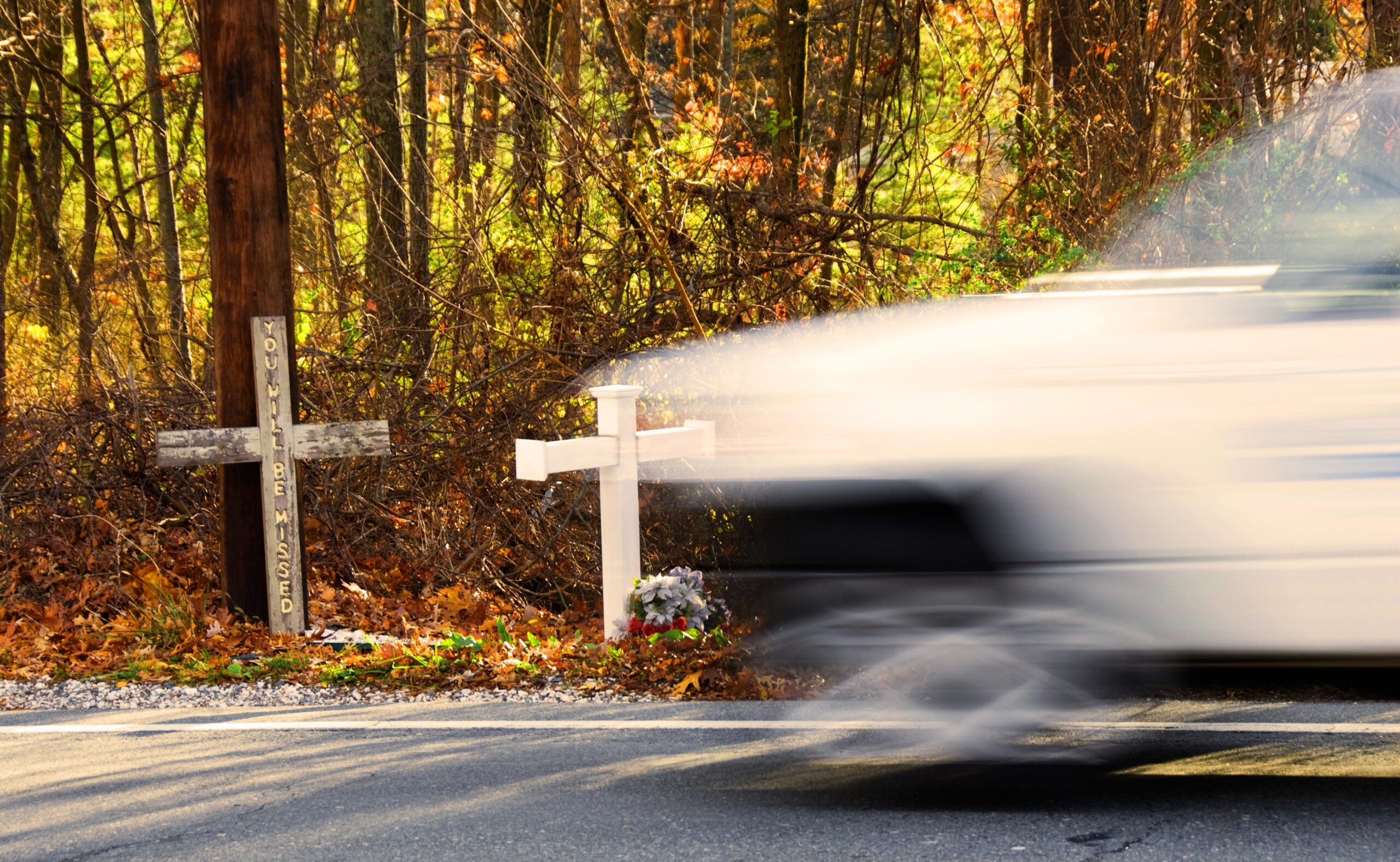 Roadside Memorial for Traffic Fatalities