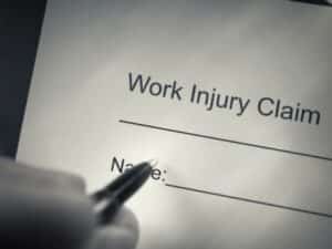 shot of word worker's compensation