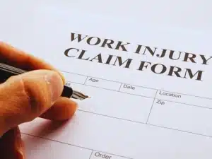 a "Work Injury Claim Form," which is used to report injuries that happen at work. Fired for Filing a Workers’ Compensation Claim